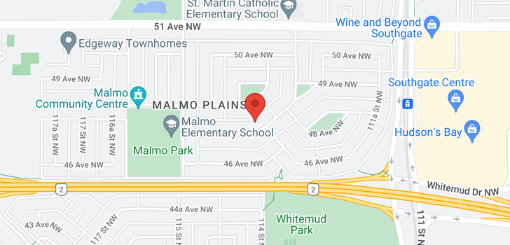map of 11304 Malmo RD NW NW